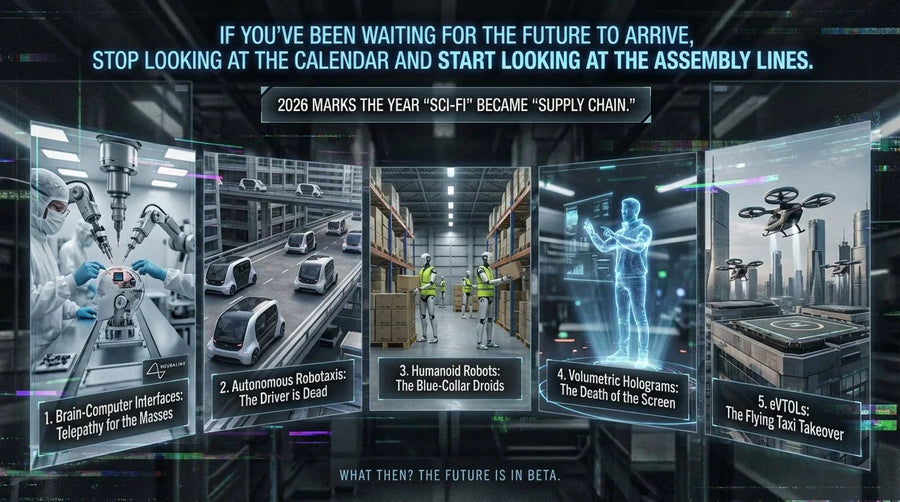 5 Sci-Fi Technologies That Just Stopped Being Fiction (2026 Edition) - What Then Studio