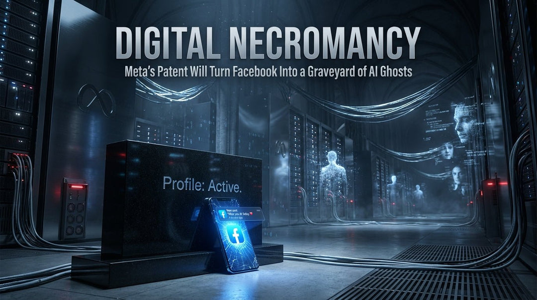 Digital Necromancy: Meta's New Patent Will Turn Facebook Into a Graveyard of AI Ghosts - What Then Studio