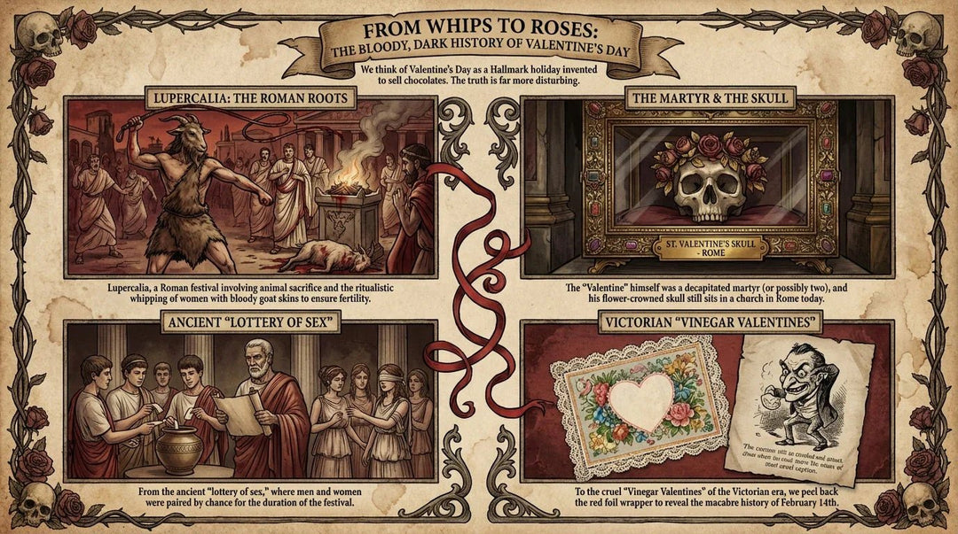 From Whips to Roses: The Bloody, Dark History of Valentine's Day - What Then Studio