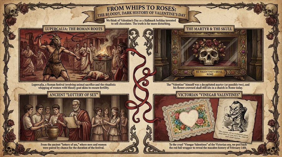 From Whips to Roses: The Bloody, Dark History of Valentine's Day - What Then Studio