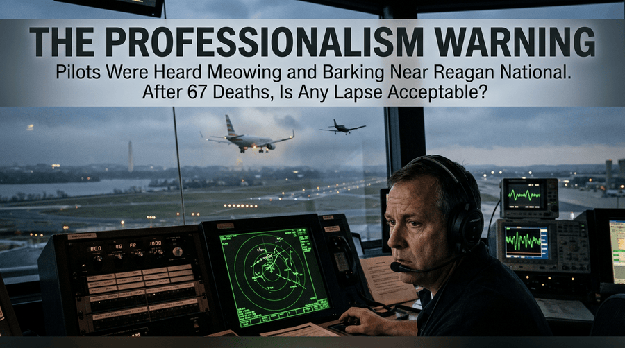 Pilots Meowing on Reagan Airport Radio After Deadly Crash Sparks Outrage - What Then Studio