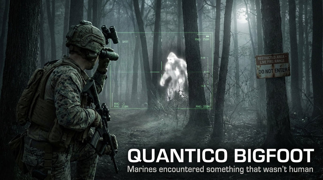 Quantico Bigfoot Sighting: Marines Encounter Cryptid in Restricted Zone - What Then Studio