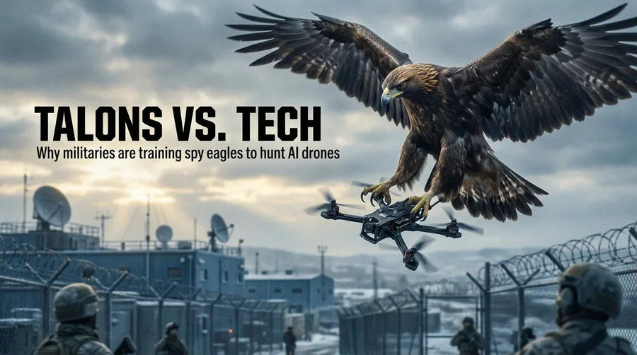 Talons vs. Tech: Why Militaries Are Training "Spy Eagles" to Destroy AI Drones - What Then Studio