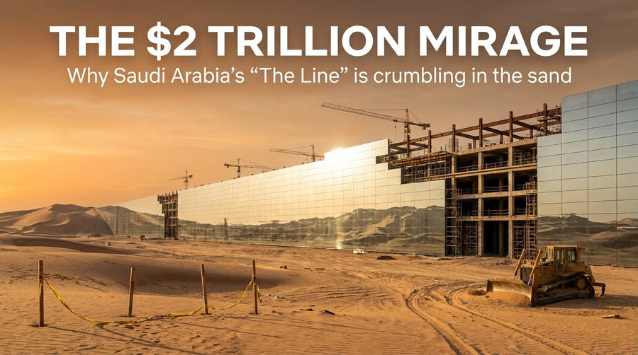 The $2 Trillion Mirage: Why Saudi Arabia's "The Line" Is Crumbling in the Sand - What Then Studio