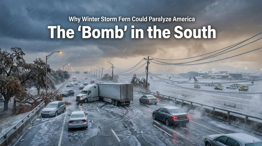 The "Bomb" in the South: Why Winter Storm Fern is About to Paralyze America - What Then Studio