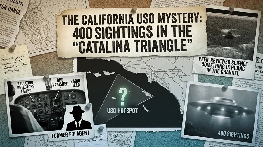 The California USO Mystery: 400 Sightings in the "Catalina Triangle" - What Then Studio