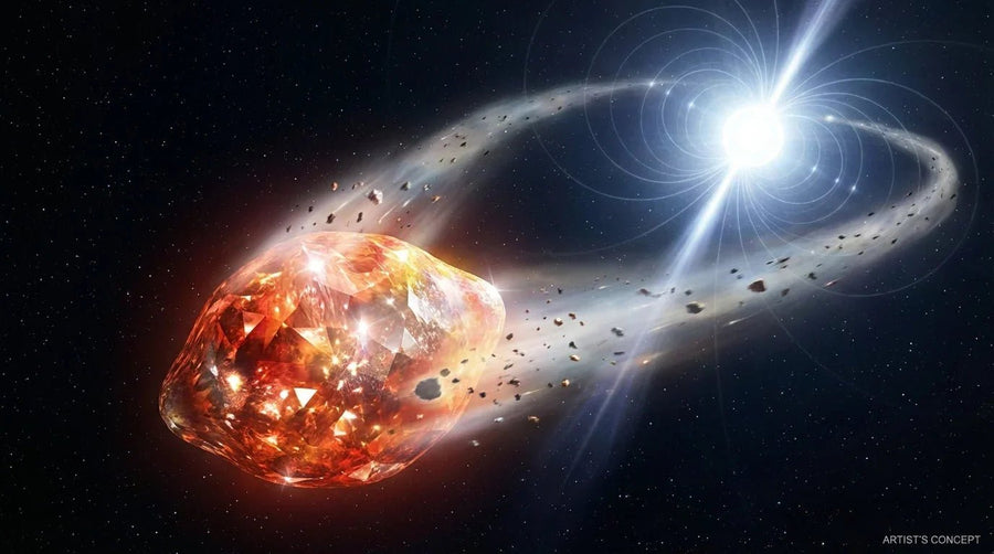 The Cosmic Lemon: NASA Finds a Diamond World That Shouldn't Exist - What Then Studio