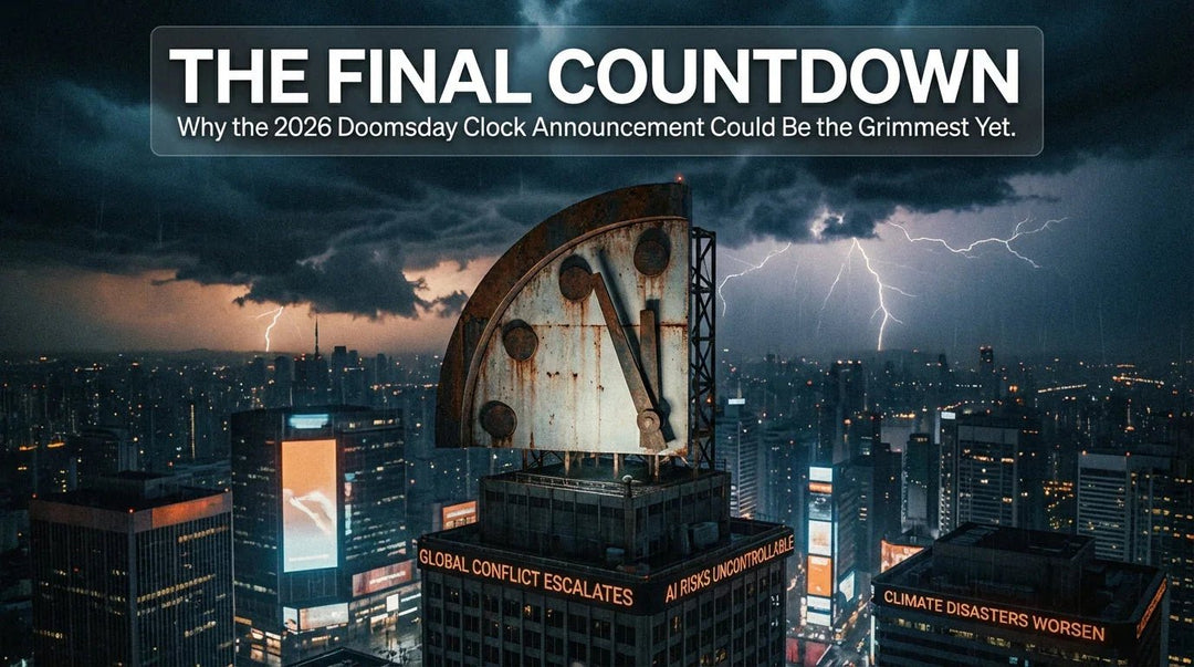 The Final Countdown: Why the 2026 Doomsday Clock Announcement Could Be the Grimmest Yet - What Then Studio