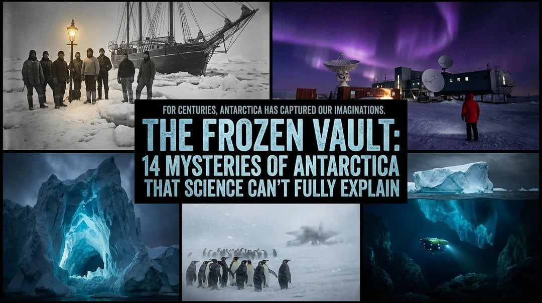 The Frozen Vault: 14 Mysteries of Antarctica That Science Can't Fully Explain - What Then Studio