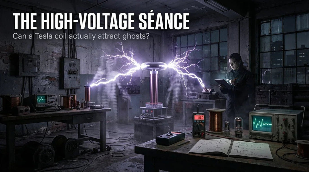 The High Voltage Séance: Can a Tesla Coil Actually Attract Ghosts? - What Then Studio
