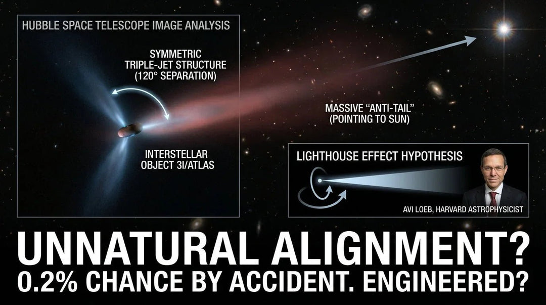 The "Lighthouse" Anomaly: Hubble Images of 3I/Atlas Defy Natural Explanation - What Then Studio