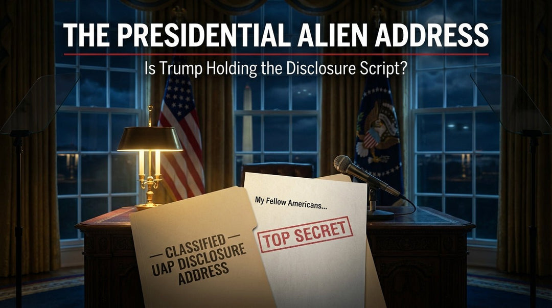 The Presidential Alien Address: Is Trump Holding the Disclosure Script? - What Then Studio