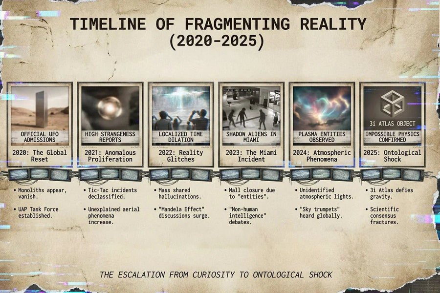 Timeline of High Strangeness: 2020 to 2026 | What will 2027 Bring? - What Then Studio