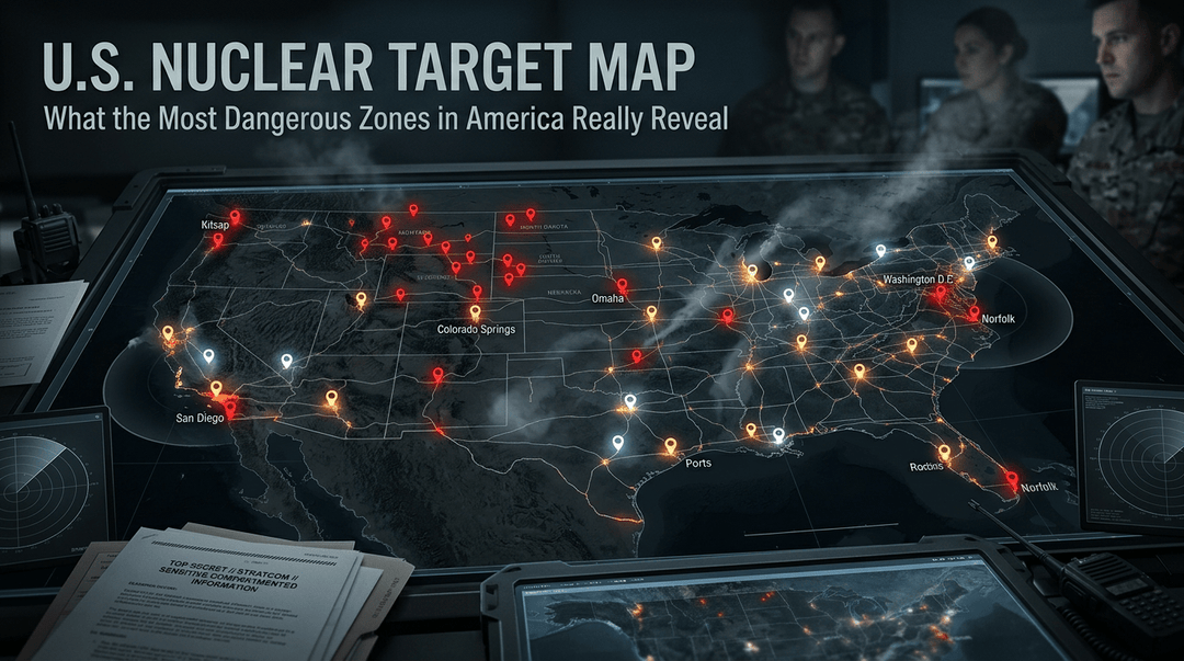 U.S. Nuclear Target Map: What the Most Dangerous Zones in America Really Reveal - What Then Studio