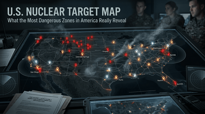 U.S. Nuclear Target Map: What the Most Dangerous Zones in America Real ...