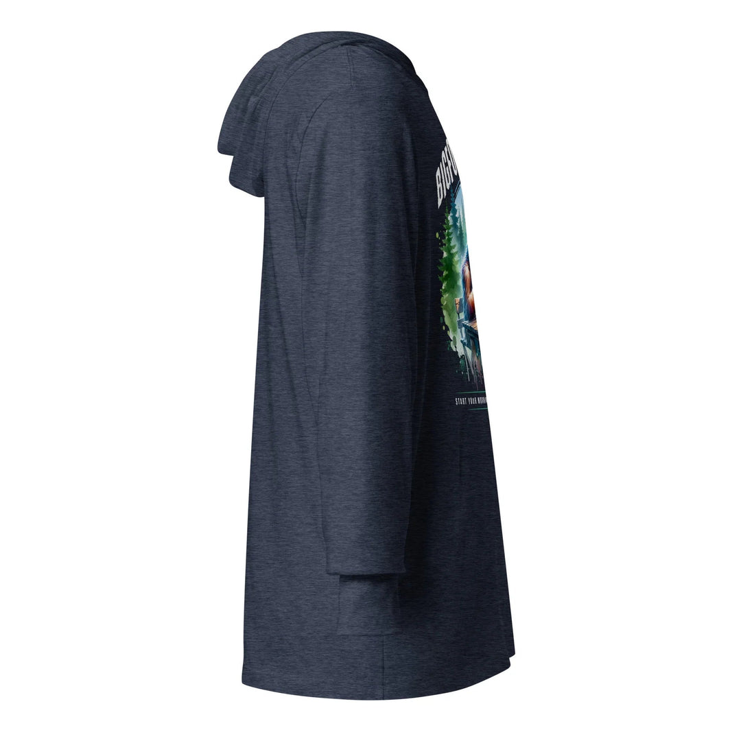 Bigfoot Brew Hooded long - sleeve tee | Paranormal Graphic T-Shirt - What Then Studio