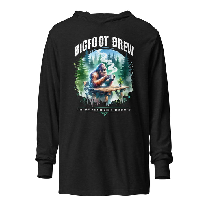 Bigfoot Brew Hooded long - sleeve tee | Paranormal Graphic T-Shirt - What Then Studio
