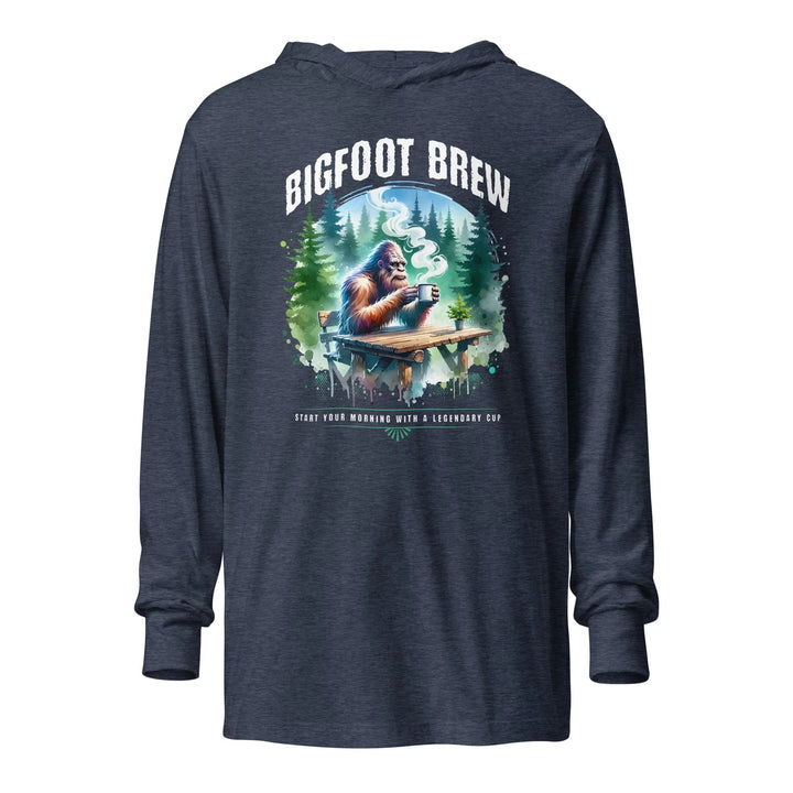 Bigfoot Brew Hooded long - sleeve tee | Paranormal Graphic T-Shirt - What Then Studio