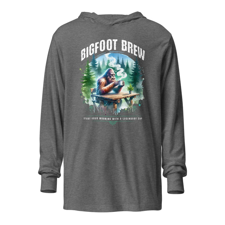 Bigfoot Brew Hooded long - sleeve tee | Paranormal Graphic T-Shirt - What Then Studio