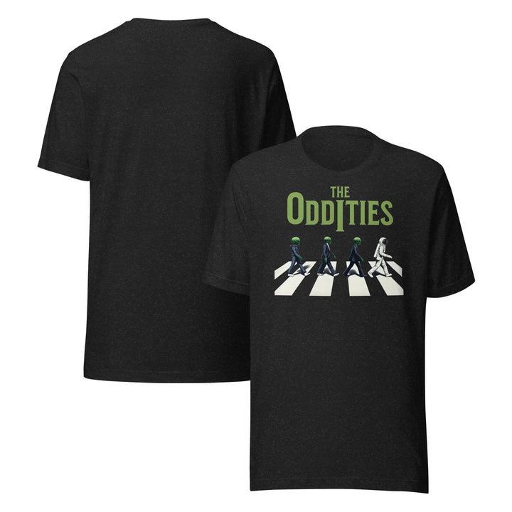 The Oddites Alien Astronaut Space Crosswalk Unisex t-shirt | Paranormal Graphic T-Shirt - What Then Studio