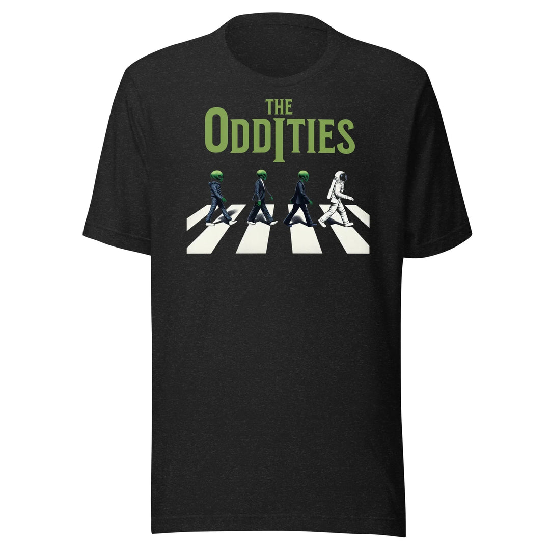 The Oddites Alien Astronaut Space Crosswalk Unisex t-shirt | Paranormal Graphic T-Shirt - What Then Studio