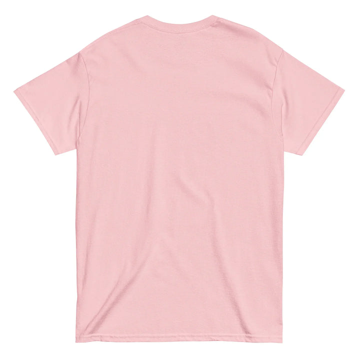 Unisex classic light pink t-shirt, plain back, What Then Studio apparel